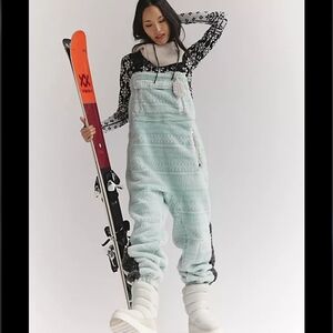 NWT Women's size L FREE PEOPLE Movement Fleece Jumpsuit/Overalls